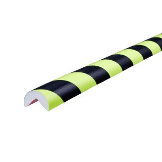 Knuffi Typ A Eckschutzprofil Schutzprofil Kantenschutz Fluorescent/Black 1 Meter